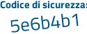 Il Codice di sicurezza è 9 segue e1faff il tutto attaccato senza spazi
