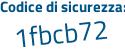 Il Codice di sicurezza è 3c7d8 continua con 56 il tutto attaccato senza spazi