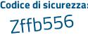 Il Codice di sicurezza è dc426 poi 81 il tutto attaccato senza spazi
