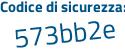 Il Codice di sicurezza è 7Z39 continua con af8 il tutto attaccato senza spazi