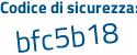 Il Codice di sicurezza è b poi 19ae46 il tutto attaccato senza spazi