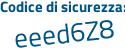 Il Codice di sicurezza è f continua con 95c67d il tutto attaccato senza spazi