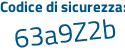 Il Codice di sicurezza è 13b poi ee7e il tutto attaccato senza spazi