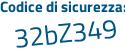 Il Codice di sicurezza è 722f continua con dce il tutto attaccato senza spazi