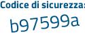 Il Codice di sicurezza è 7428cf4 il tutto attaccato senza spazi