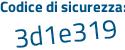 Il Codice di sicurezza è d poi 9bb668 il tutto attaccato senza spazi