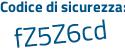 Il Codice di sicurezza è 5cbb7 segue 51 il tutto attaccato senza spazi