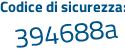 Il Codice di sicurezza è 5444a4d il tutto attaccato senza spazi