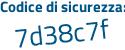 Il Codice di sicurezza è dbca92c il tutto attaccato senza spazi