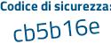 Il Codice di sicurezza è 639d continua con 2ad il tutto attaccato senza spazi