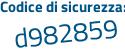 Il Codice di sicurezza è 24d9e poi bZ il tutto attaccato senza spazi