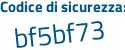 Il Codice di sicurezza è cc8fe continua con ab il tutto attaccato senza spazi