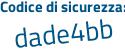 Il Codice di sicurezza è dd poi 2ed91 il tutto attaccato senza spazi