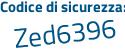 Il Codice di sicurezza è b423f9Z il tutto attaccato senza spazi