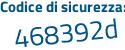 Il Codice di sicurezza è f98b226 il tutto attaccato senza spazi