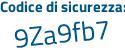 Il Codice di sicurezza è 33ee6 segue fc il tutto attaccato senza spazi