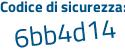 Il Codice di sicurezza è c712599 il tutto attaccato senza spazi
