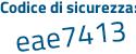 Il Codice di sicurezza è cZ2 poi 2b2Z il tutto attaccato senza spazi