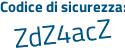 Il Codice di sicurezza è 96831be il tutto attaccato senza spazi