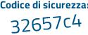 Il Codice di sicurezza è 8d continua con 934de il tutto attaccato senza spazi