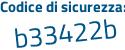 Il Codice di sicurezza è a611 poi 42f il tutto attaccato senza spazi