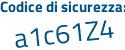 Il Codice di sicurezza è 53da segue d2e il tutto attaccato senza spazi