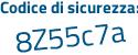 Il Codice di sicurezza è 787 continua con d149 il tutto attaccato senza spazi