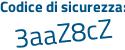 Il Codice di sicurezza è 513ea poi 29 il tutto attaccato senza spazi