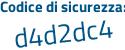 Il Codice di sicurezza è 78cbcZ3 il tutto attaccato senza spazi