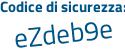 Il Codice di sicurezza è d8b4 segue 17a il tutto attaccato senza spazi