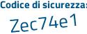 Il Codice di sicurezza è 9cb continua con 28Z2 il tutto attaccato senza spazi