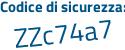 Il Codice di sicurezza è 66 continua con af2Z6 il tutto attaccato senza spazi
