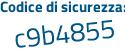 Il Codice di sicurezza è Z96a6Z3 il tutto attaccato senza spazi