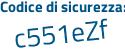 Il Codice di sicurezza è 5d continua con 392c8 il tutto attaccato senza spazi