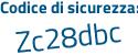 Il Codice di sicurezza è 9fd poi c673 il tutto attaccato senza spazi
