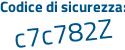 Il Codice di sicurezza è 3a segue a3d2a il tutto attaccato senza spazi