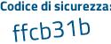 Il Codice di sicurezza è ea41 continua con 5Zb il tutto attaccato senza spazi