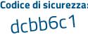 Il Codice di sicurezza è 59929ba il tutto attaccato senza spazi