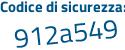 Il Codice di sicurezza è fZ4d poi e88 il tutto attaccato senza spazi