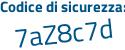 Il Codice di sicurezza è cb poi 495b3 il tutto attaccato senza spazi