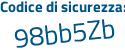 Il Codice di sicurezza è 7bf1 poi Z39 il tutto attaccato senza spazi