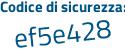 Il Codice di sicurezza è 2 poi b933a2 il tutto attaccato senza spazi