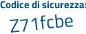 Il Codice di sicurezza è 591 poi 16ae il tutto attaccato senza spazi