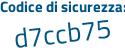 Il Codice di sicurezza è 49bc2 poi 37 il tutto attaccato senza spazi