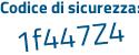 Il Codice di sicurezza è a continua con 18c289 il tutto attaccato senza spazi