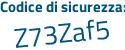 Il Codice di sicurezza è 1 continua con 647f2d il tutto attaccato senza spazi