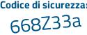 Il Codice di sicurezza è 5bc poi 629b il tutto attaccato senza spazi