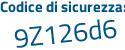 Il Codice di sicurezza è eb3 segue 3431 il tutto attaccato senza spazi