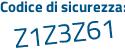 Il Codice di sicurezza è 9ef segue c54f il tutto attaccato senza spazi