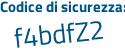 Il Codice di sicurezza è ad484 poi 62 il tutto attaccato senza spazi